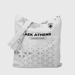 Сумка-шопер AEK Athens Champions Униформа, цвет: 3D-принт