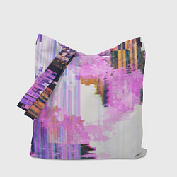 Сумка-шопер Glitch art Fashion trend, цвет: 3D-принт