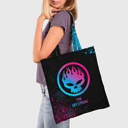 Сумка-шопер The Offspring Neon Gradient, цвет: 3D-принт — фото 2