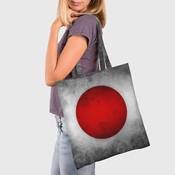 Сумка-шопер Japan flag on chrome, цвет: 3D-принт — фото 2
