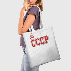 Сумка-шопер СССР - Союз Советских Социалистических Республик, цвет: 3D-принт — фото 2