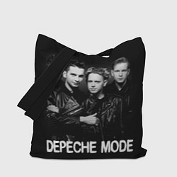 Сумка-шопер Depeche Mode - black & white portrait, цвет: 3D-принт
