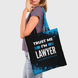 Сумка-шопер Trust me Im lawyer dark, цвет: 3D-принт — фото 2