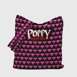 Сумка-шопер Poppy Playtime - Kissy Missy Pattern - Huggy Wuggy, цвет: 3D-принт