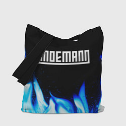 Сумка-шопер Lindemann blue fire, цвет: 3D-принт