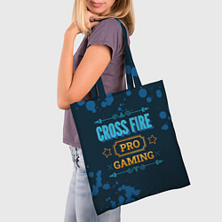 Сумка-шопер Игра Cross Fire: pro gaming, цвет: 3D-принт — фото 2