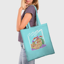 Сумка-шопер Подводное царство, цвет: 3D-принт — фото 2