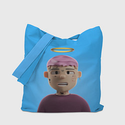 Сумка-шопер Lil Peep С Нимбом, цвет: 3D-принт