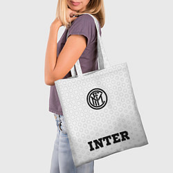 Сумка-шопер Inter sport на светлом фоне: символ, надпись, цвет: 3D-принт — фото 2