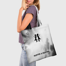 Сумка-шопер Hunter x Hunter японский шрифт - символ, надпись, цвет: 3D-принт — фото 2