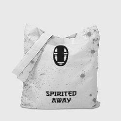 Сумка-шопер Spirited Away японский шрифт - символ, надпись, цвет: 3D-принт