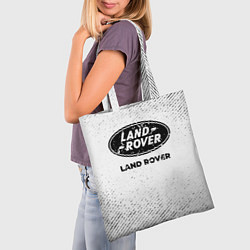 Сумка-шопер Land Rover с потертостями на светлом фоне, цвет: 3D-принт — фото 2