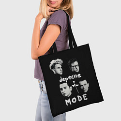 Сумка-шопер Depeche Mode portrait, цвет: 3D-принт — фото 2