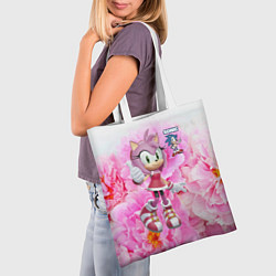 Сумка-шопер Sonic - Amy Rose - Video game, цвет: 3D-принт — фото 2