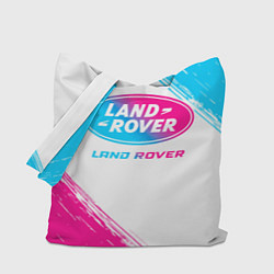 Сумка-шопер Land Rover neon gradient style, цвет: 3D-принт