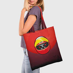 Сумка-шопер Горилла в шлеме, цвет: 3D-принт — фото 2