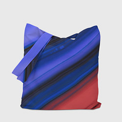 Сумка-шопер Синий и красный песок, цвет: 3D-принт