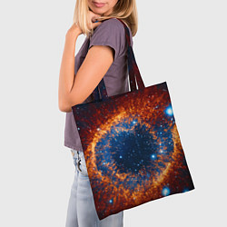 Сумка-шопер Космическое галактическое око, цвет: 3D-принт — фото 2