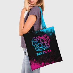 Сумка-шопер Bayer 04 - neon gradient, цвет: 3D-принт — фото 2