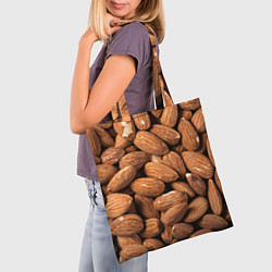 Сумка-шопер Миндальные орешки, цвет: 3D-принт — фото 2