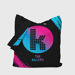 Сумка-шопер The Killers - neon gradient, цвет: 3D-принт