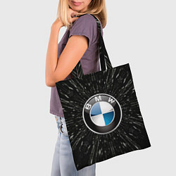 Сумка-шопер БМВ эмблема, автомобильная тема, цвет: 3D-принт — фото 2