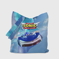 Сумка-шопер Team Sonic racing - hedgehog - speed, цвет: 3D-принт