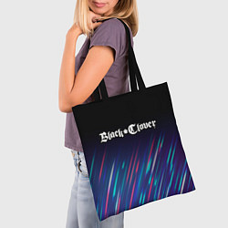 Сумка-шопер Black Clover stream, цвет: 3D-принт — фото 2