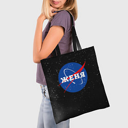 Сумка-шопер Женя Наса космос, цвет: 3D-принт — фото 2