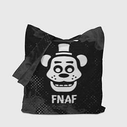 Сумка-шопер FNAF glitch на темном фоне, цвет: 3D-принт