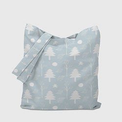 Сумка-шоппер Зимние ёлочки