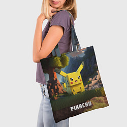 Сумка-шопер Pokеmon Pikachu, цвет: 3D-принт — фото 2