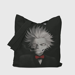 Сумка-шопер Smoking skeleton, цвет: 3D-принт