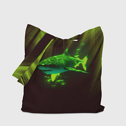 Сумка-шопер Хищная акула, цвет: 3D-принт