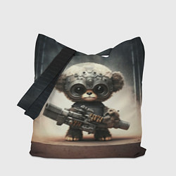 Сумка-шопер Cute animal with a gun, цвет: 3D-принт