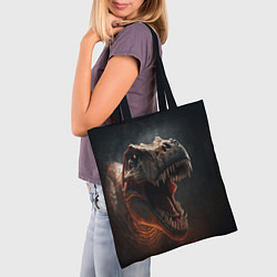 Сумка-шопер The big dinosaur, цвет: 3D-принт — фото 2