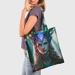 Сумка-шопер Сказочная принцесса, цвет: 3D-принт — фото 2