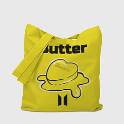 Сумка-шопер BTS butter, цвет: 3D-принт