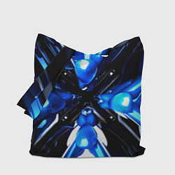 Сумка-шопер Digital abstract fractal, цвет: 3D-принт