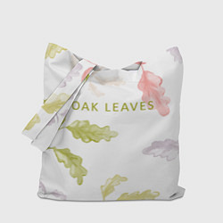 Сумка-шопер Oak leaves, цвет: 3D-принт