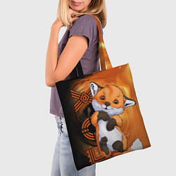Сумка-шопер Fox cub, цвет: 3D-принт — фото 2