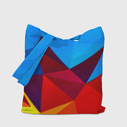 Сумка-шопер Столкновение абстракций, цвет: 3D-принт