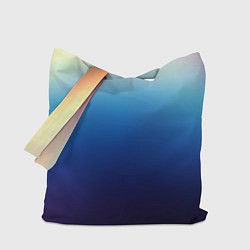 Сумка-шопер Blue gradient colors, цвет: 3D-принт