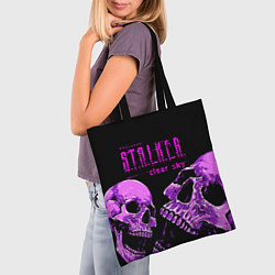 Сумка-шопер Stalker skull, цвет: 3D-принт — фото 2