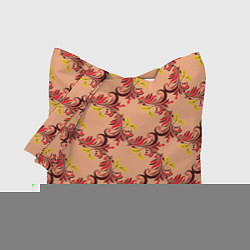 Сумка-шопер Абстрактный винтажный растительный орнамент, цвет: 3D-принт