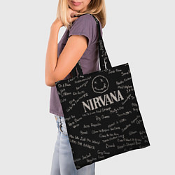 Сумка-шопер Nirvana pattern, цвет: 3D-принт — фото 2
