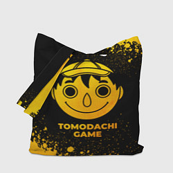 Сумка-шопер Tomodachi Game - gold gradient, цвет: 3D-принт