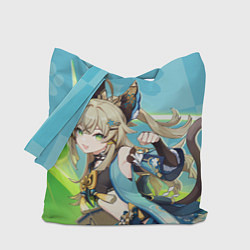 Сумка-шопер Kirara Genshin Impact, цвет: 3D-принт