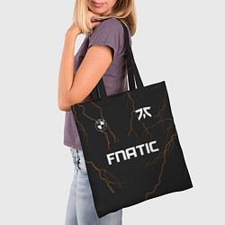 Сумка-шопер Форма Fnatic молнии, цвет: 3D-принт — фото 2