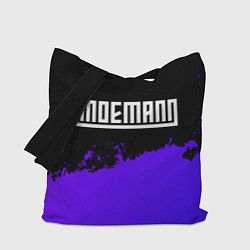 Сумка-шопер Lindemann purple grunge, цвет: 3D-принт